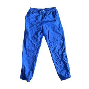 Y2K American Apparel Mens Blue Light Weight Ankle Zip Jogger Pants Size M